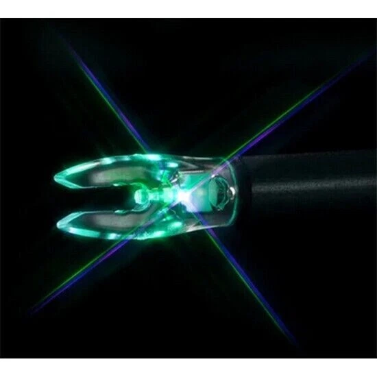 *NEW* NT-320 Blue/Green Nockturnal Universal Strobe Lighted Nock (3 Pk)