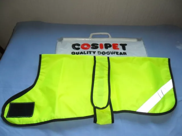 Cosipet Dog Coat 20" Safety Hi-Vis Reflective Dog Coat