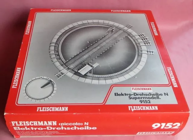 FLEISCHMANN Drehscheibe elektrisch  9152  OVP  Spur N