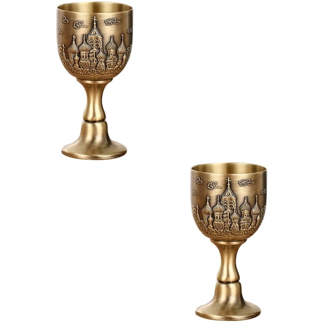 SET 2 BAR Bicchieri da Liquore Antiche Annata Tazza Vino Calice Piccolo