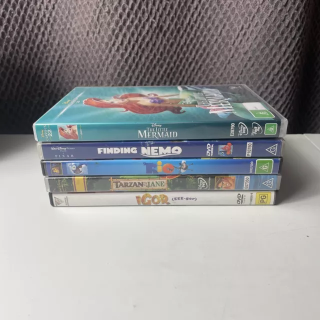 Bulk Lot Of Kid’s Dvd Movies Region 4 Pal Vgc Free Postage