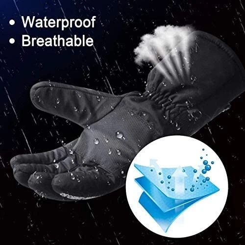 Z-YQL Gants Chauffants Electrique d'Hiver Coupe-Vent Hommes/Femme Ski Alpinisme* 3