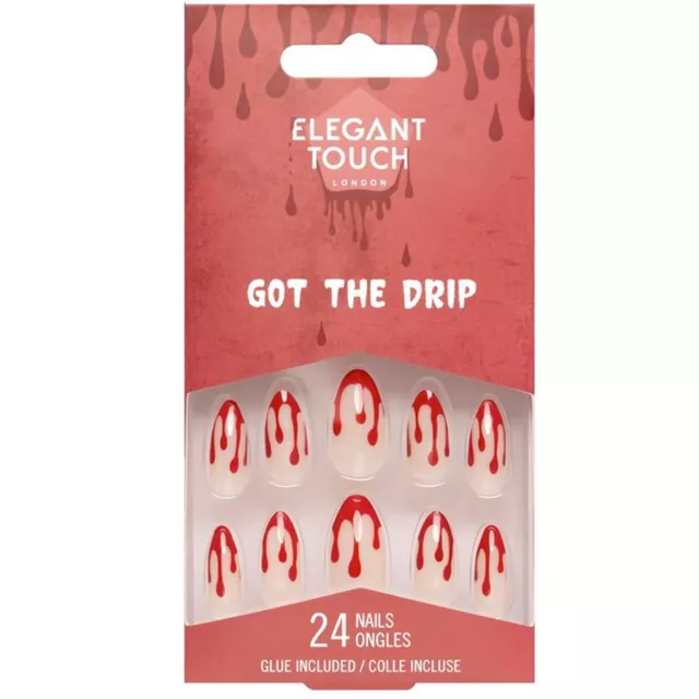 Elegant Touch False Nails - Got The Drip (24 Nails & Nail Glue)