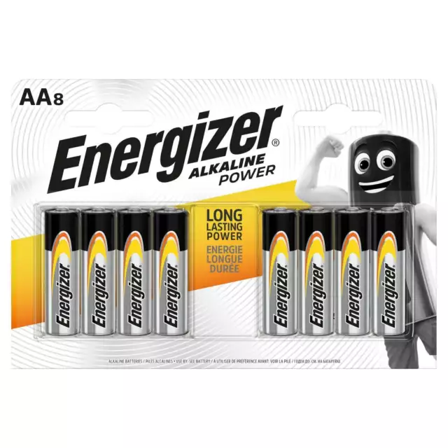 ENERGIZER INDUSTRIAL AA & AAA ALKALINE BATTERIES LR03 LR6 For Home Applications