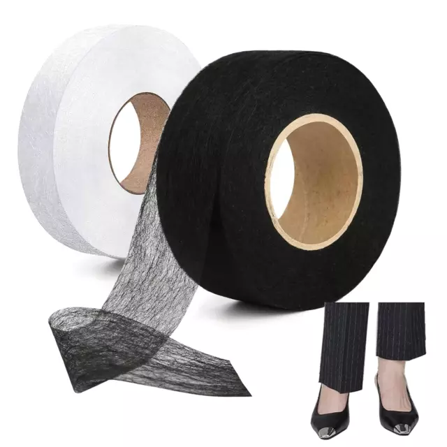 2 Pack 132 Yards Wonder Web Hemming Tape Iron-On Extra Strong Fusible Fabric Tap
