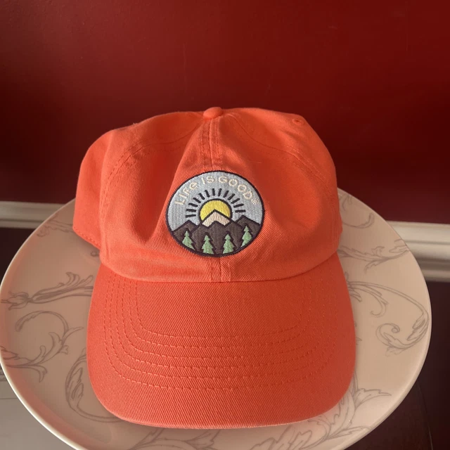 Life Is Good Women's Embroidered Mountain Sunrise Cap-NWT