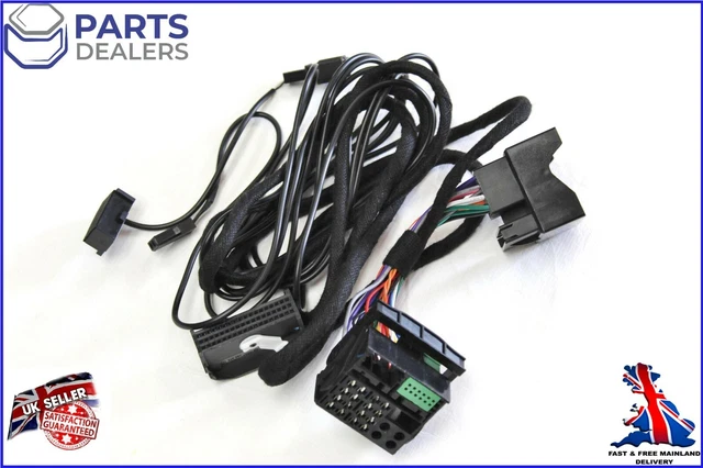 For Vw Seat Skoda Bluetooth Wiring Harness Cable Mfd3 Rns510 Rcd510 Models