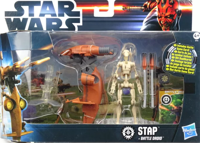 Stap With Battle Droid Star Wars The Movie Heroes Collection 2012 Hasbro