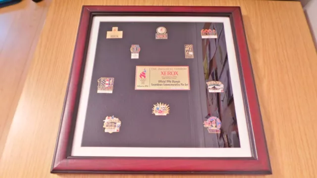 BM326:  Xerox Official 1996 Olympic Countdown  Commemorative Pin Set