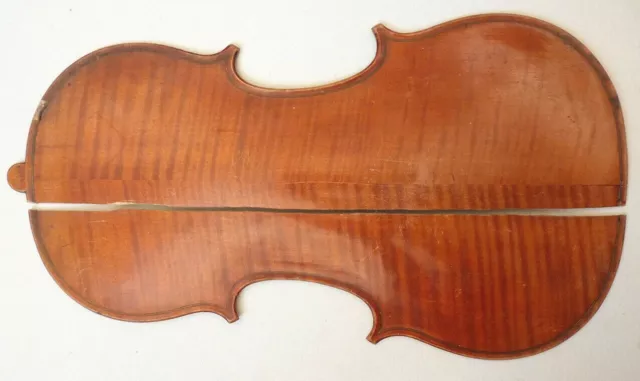 Fond de violon VIOTTI ancien A RESTAURER pour luthier collection violin