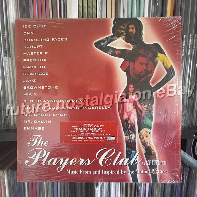 THE PLAYERS CLUB OST 2x LP Scarface Master P Ice Cube DMX JayZ Insert