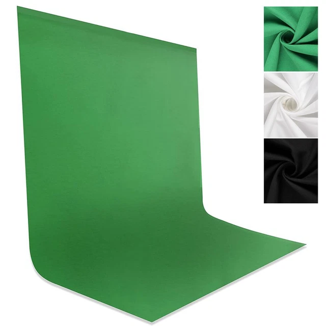Fondo de fondo de tela de tela de algodón para disparos de video Chromakey