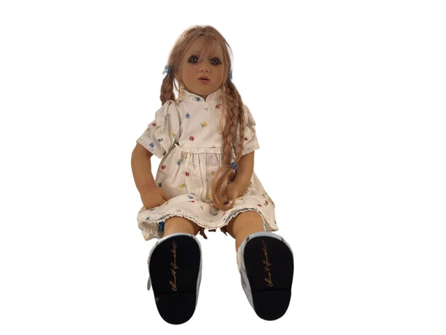 Poupée D’artiste Annette Himstedt Oscar 65 Cm – Excellent état, Pièce De Collection