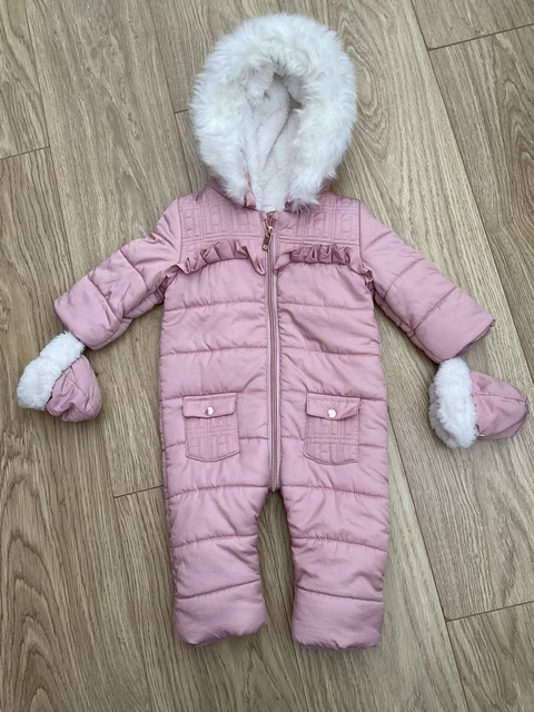 RIVER ISLAND BABY Girl Snow Suit 10.50 PicClick UK