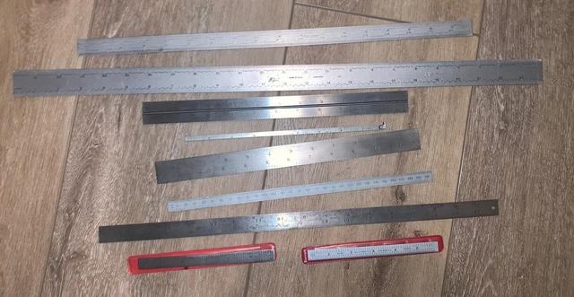 Nice Used Machinist Scale Lot Starrett Mitutoyo Plus Others Standard & Metric Nice Used Machinist Scale Lot Starrett Mitutoyo Plus Others Standard & Metric