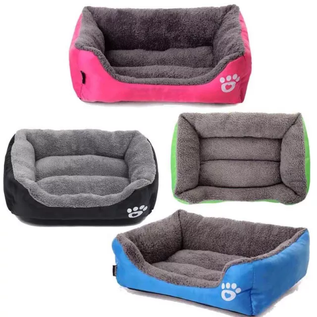 Pet Bed Dog Cat Cushion House  Puppy Warm Kennel Sofa Mat Blanket Washable