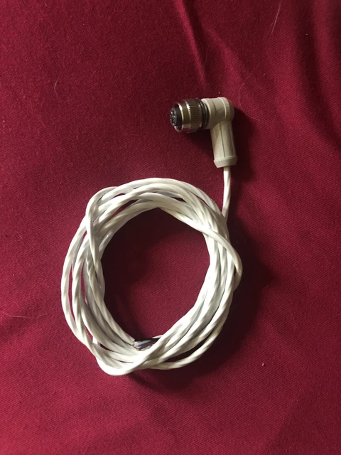 Omega M12CM-T24SSPC-RF-2 FEP 4-Wire High Temperature M12 Extension Cable, 2M