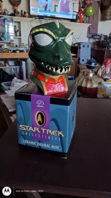 1996 Star Trek Cool Gorn Ceramic Mug By Applause W/Box