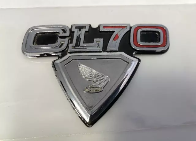 Rare Oem Honda Cl70 K3 Side Cover Emblem Badge Hm Logo Cl 70 Right Left
