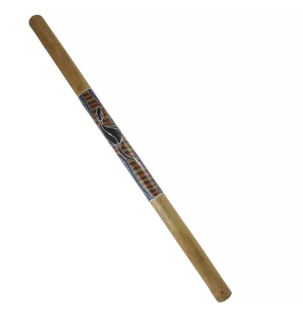 Didgeridoo en Bambou peint motif Salamandre -120cm