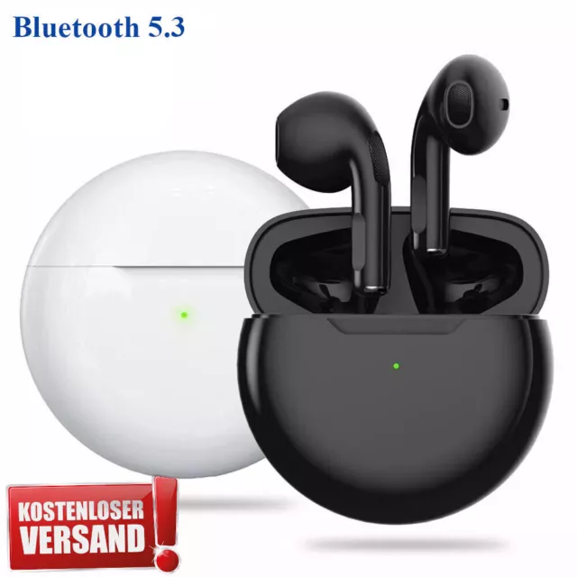 Bluetooth Kopfhörer Headsets in Ear PRO 6 TWS Wireless BT 5.3 In Ear