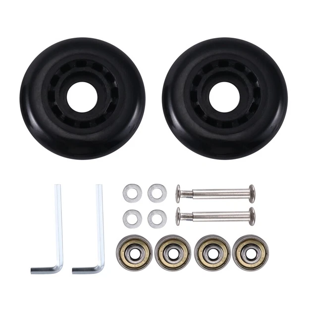 Set di ricambio valigie bagagli 60 x 18 mm acciaio al carbonio PU ecologico T9V9