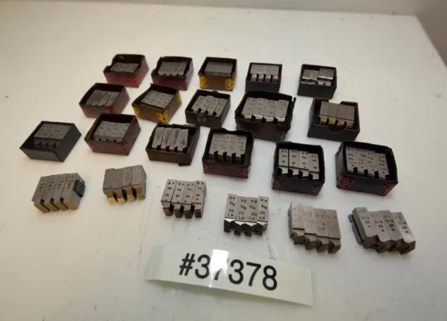 1 large lot of geometric die head chasers (Inv.37378) 2