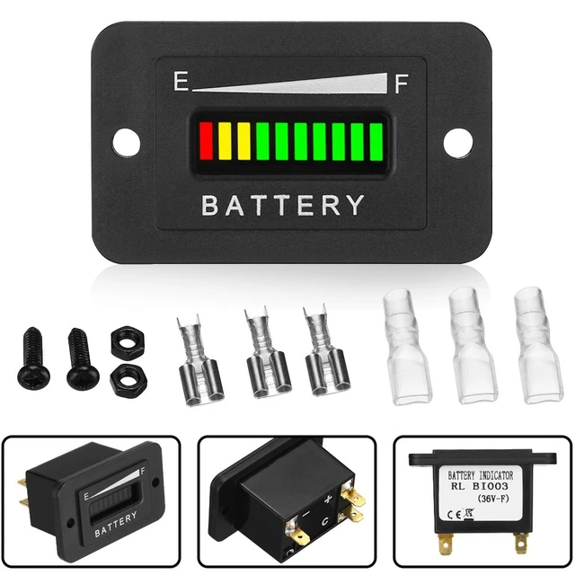 36 VOLT BATTERY Indicator for EZGO Club Car Yamaha Golf Cart Meter