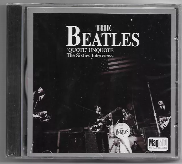 The Beatles "Quote/Unquote,60´s Interviews" CD 1998,TKO/UK - NEU/OVP/NEW/Sealed