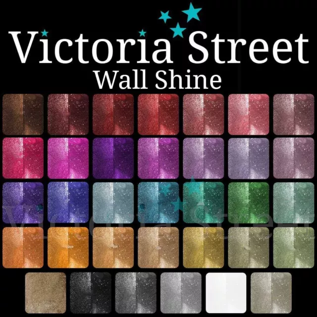 Victoria Street Wall Shine™ Fine Glitter Wall Crystals Paint Premium Additive