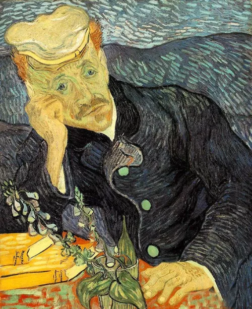 Dream-art Oil painting Vincent Van Gogh - Portrait of Doctor Gachet hand painted