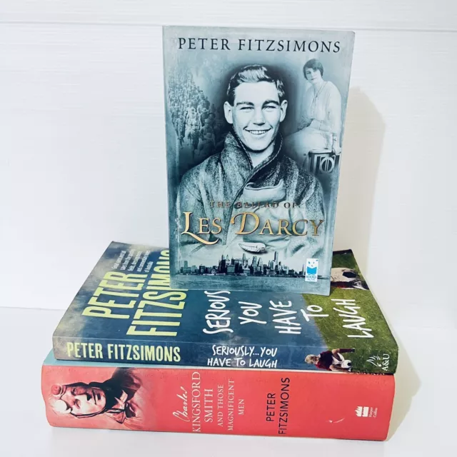 Peter FitzSimons Book Bundle Lot Of 3 Australiana Australian True Stories