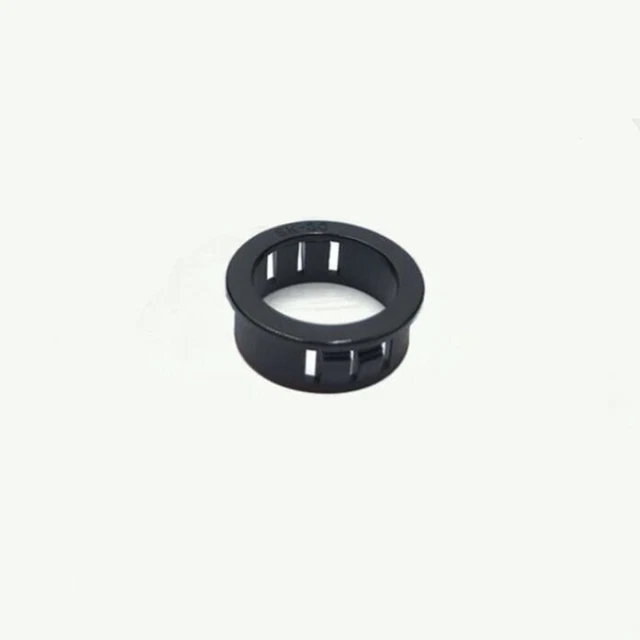 2pcs 22mm Black Round Grommet Plastic Plug Bungs Cable Wiring Wire Protect Bush