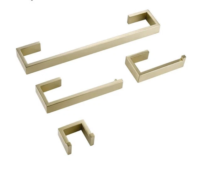Toilet Roll Holder Towel Bar Robe Hooks Shelf Racks Bathroom Kitchen Accessories
