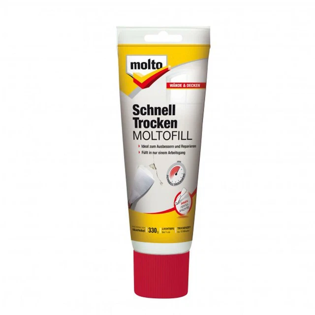 Molto Schnelltrocken Moltofill Spachtelmasse Ausbessern Reparieren 330 g