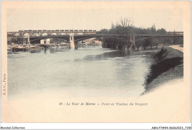 ABNP7-94-0624 - le tour de marne - pont et viaduc de NOGENT