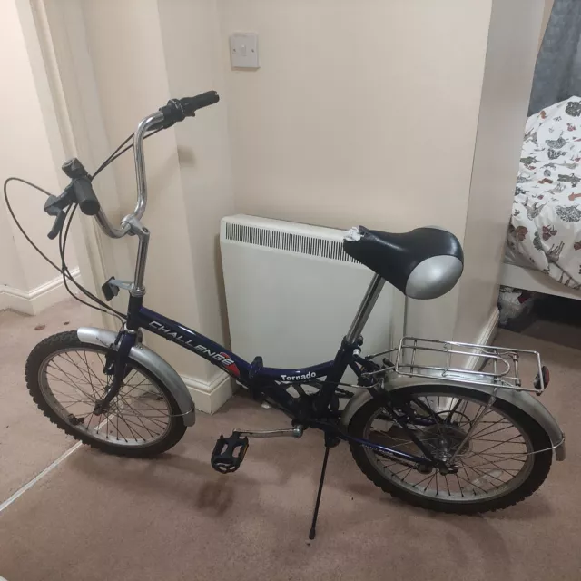 CHALLENGE TORNADO FOLDING bike Pannier bell kickstand 6 gear