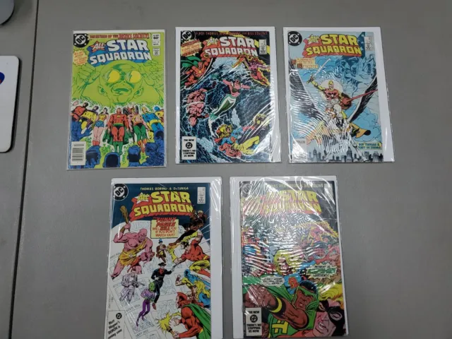 Lot (5) DC Comics Comic Books All-Star Squadron