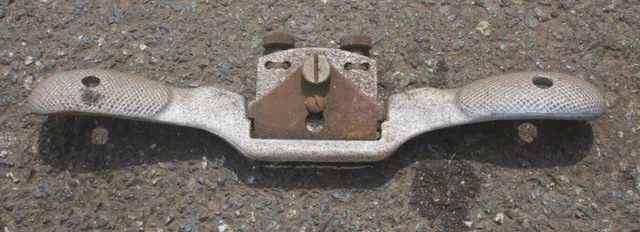 Vintage Stanley Carpenters Flat Sole Spokeshave Carpentry Spoke Shave Tool