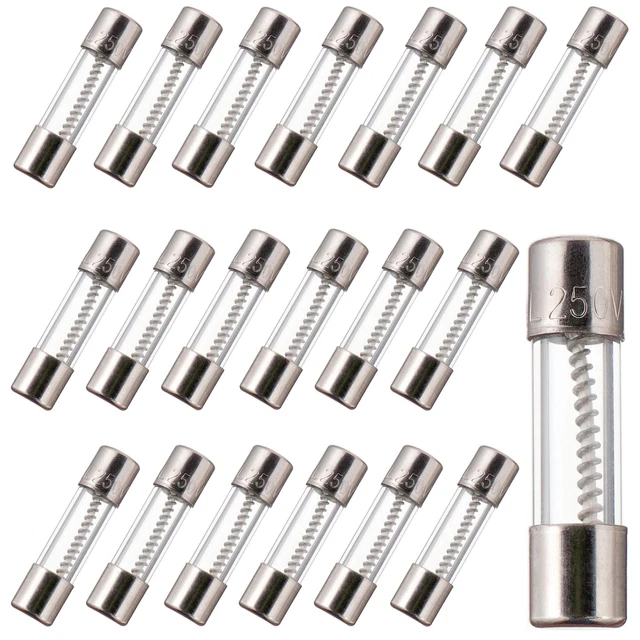 T1AL250V 5X20 Mm 1A 250V Fusibles À Action Lente 1 Ampère 250 Volt 0,2 X 0,78 P