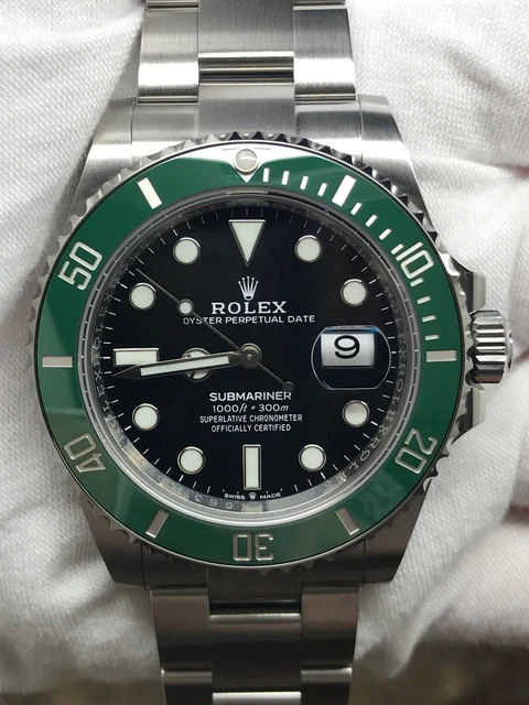 ROLEX SUBMARINER 41MM Kermit Starbucks NEW 126610LV Black Dial