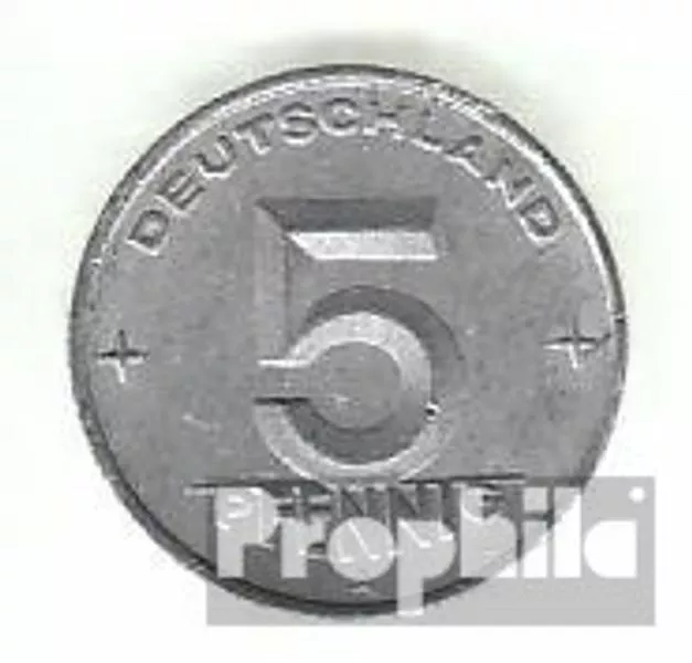 DDR Jägernr: 1502 1948 A sehr schön Aluminium sehr schön 1948 5 Pfennig Ähre auf