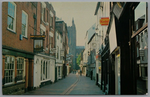 Church Street Hereford England Unposted Postcard