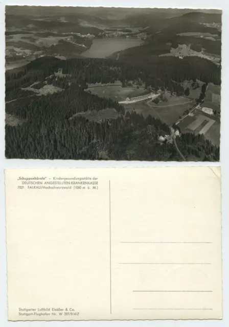89666 - Falkau - Schuppenhörnle - Luftbild - Echtfoto - alte Ansichtskarte