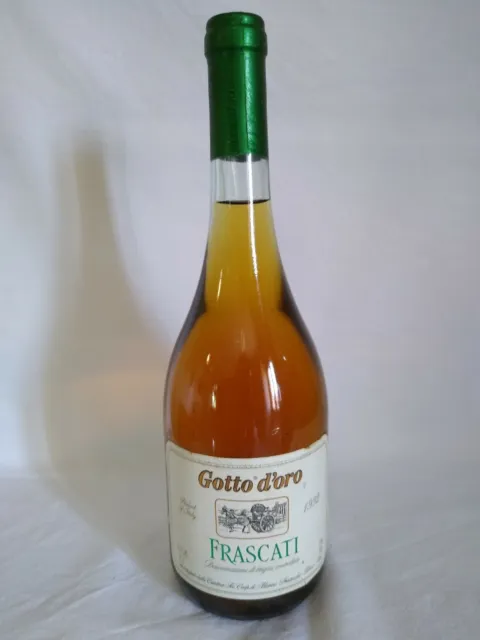 Gotto D'oro 1992 vintage vino Frascati cl 75 collezione