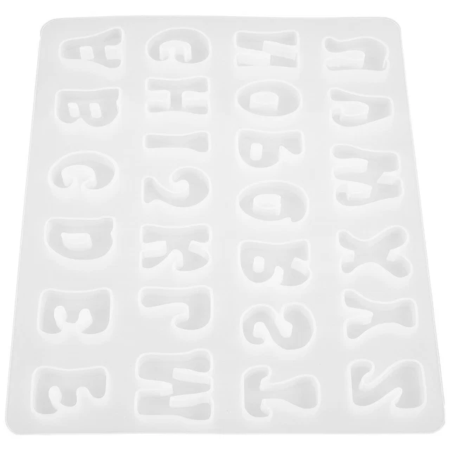 Cake Fondant Mold Letter Candy Mold Cake Mold Non-Stick DIY Kitchen Baking Tool