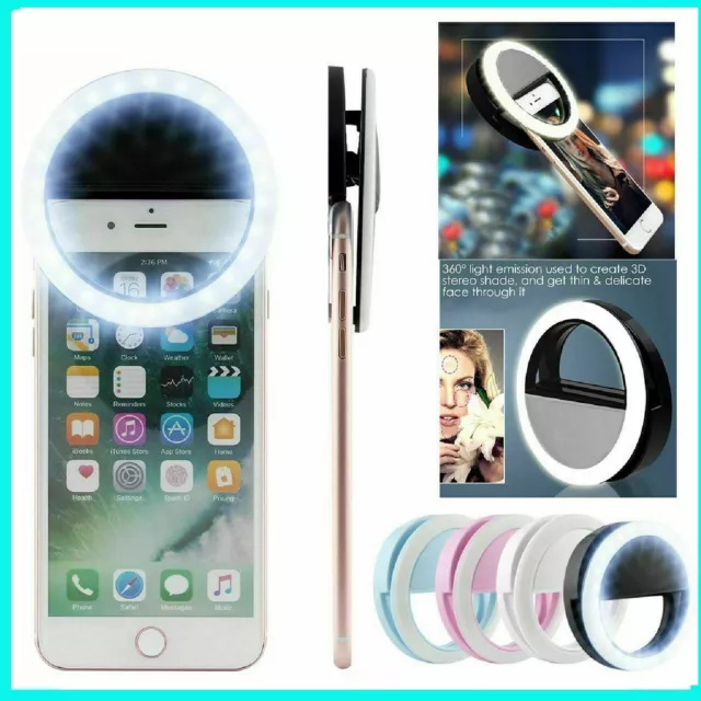 Lampada Luce Led Ad Anello Smartphone Per Selfie Foto Video Tiktok Instagram