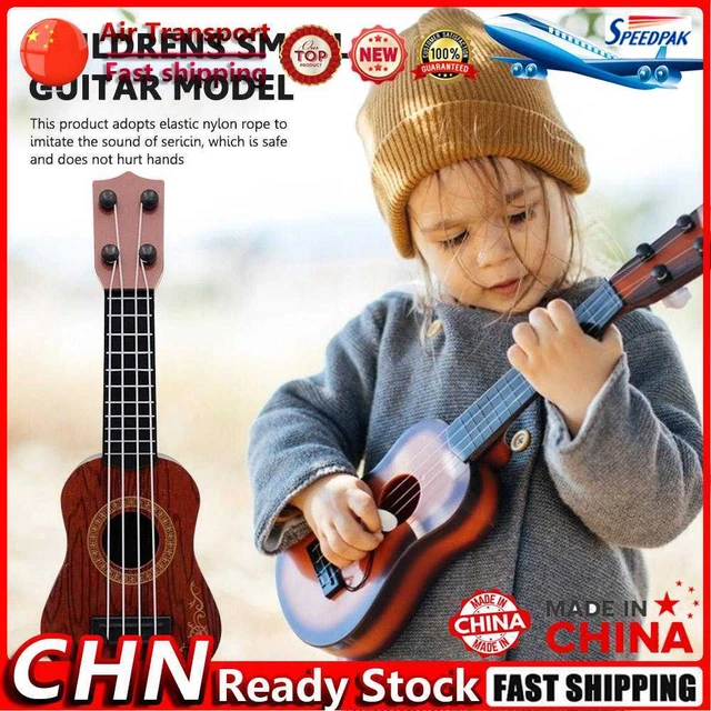 4 String Mini Guitar Musical Instruments Childrens Education Toy (C Brown) Fr