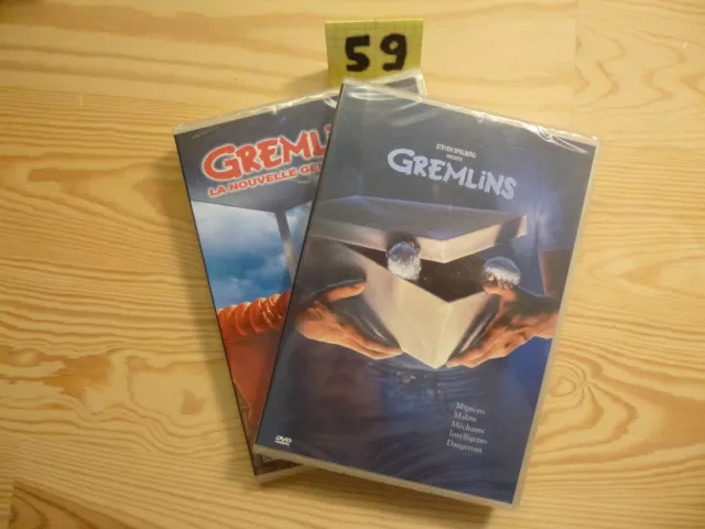 DVD : Gremlins 1 & 2 - Phoebe CATES / Zach GALLiGAN / Neuf