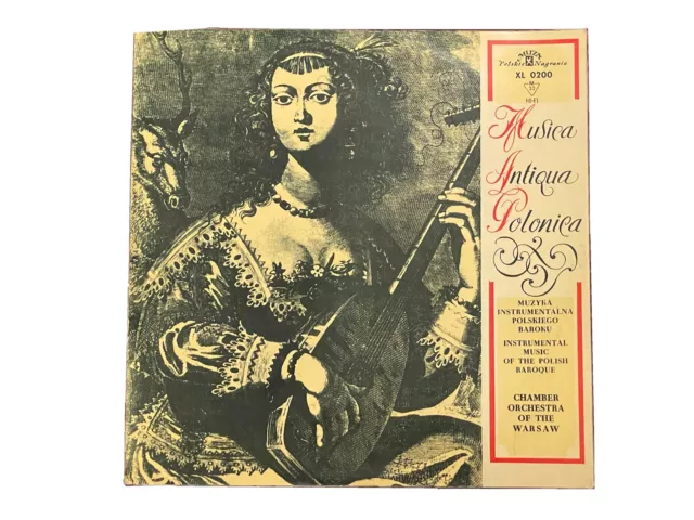 Muza: Musica Antiqua Polonica, Chamber Orchestra of the Warsaw * XL 0200 * LP